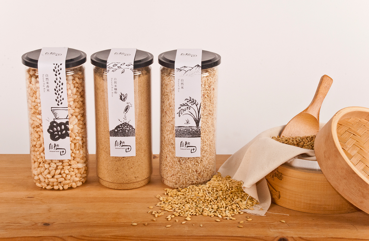 自然田天然農場農產品包裝設計-上海包裝設計公司