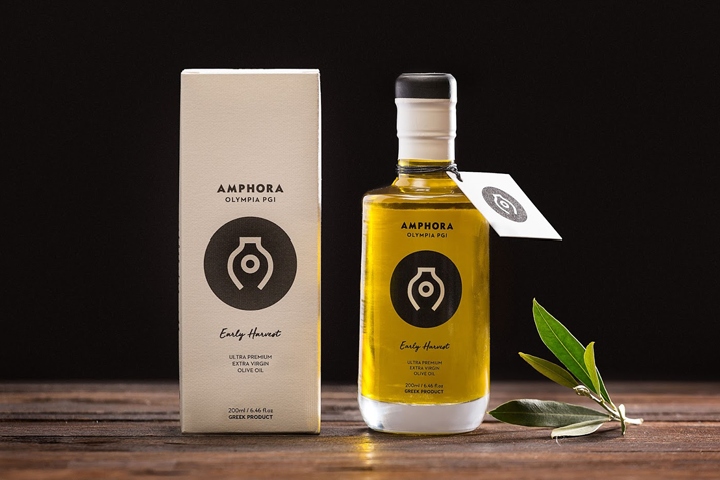 Amphora Olympia 有機(jī)特級(jí)初榨橄欖油品牌標(biāo)志設(shè)計(jì)包裝設(shè)計(jì)-上海標(biāo)志設(shè)計(jì)包裝設(shè)計(jì)公司