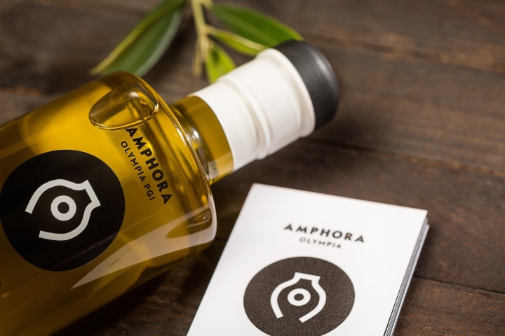 Amphora Olympia 有機(jī)特級初榨橄欖油品牌標(biāo)志設(shè)計(jì)包裝設(shè)計(jì)-上海標(biāo)志設(shè)計(jì)包裝設(shè)計(jì)公司