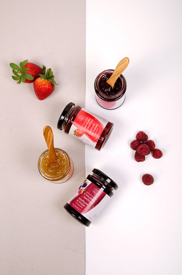 一抹果醬 confituur 草莓醬水果醬包裝設計欣賞-上海包裝設計公司