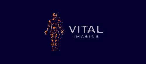 vital生命成像醫療診斷logo設計-上海logo設計公司