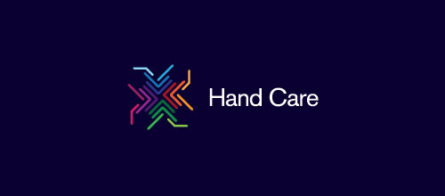 HANDE護理醫療logo設計-上海logo設計公司