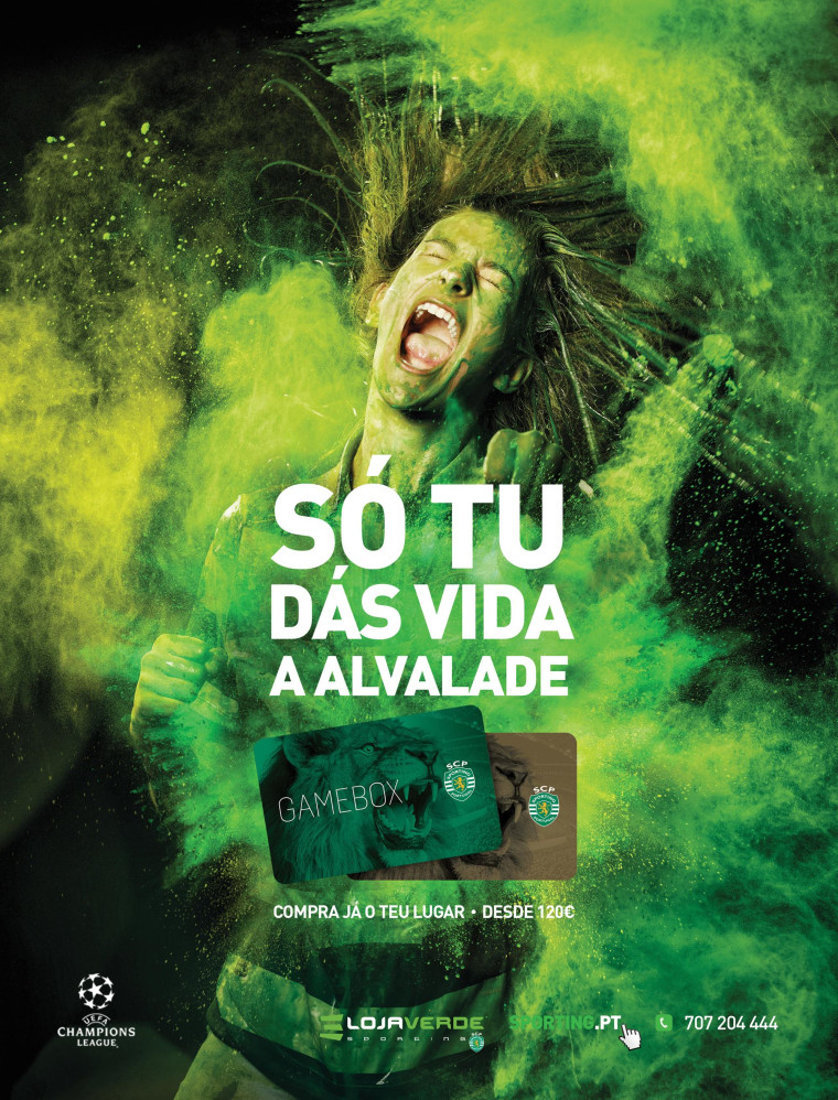 葡萄牙里斯本競技隊(duì)平面創(chuàng)意廣告“激情球迷”篇-上海廣告設(shè)計(jì)公司