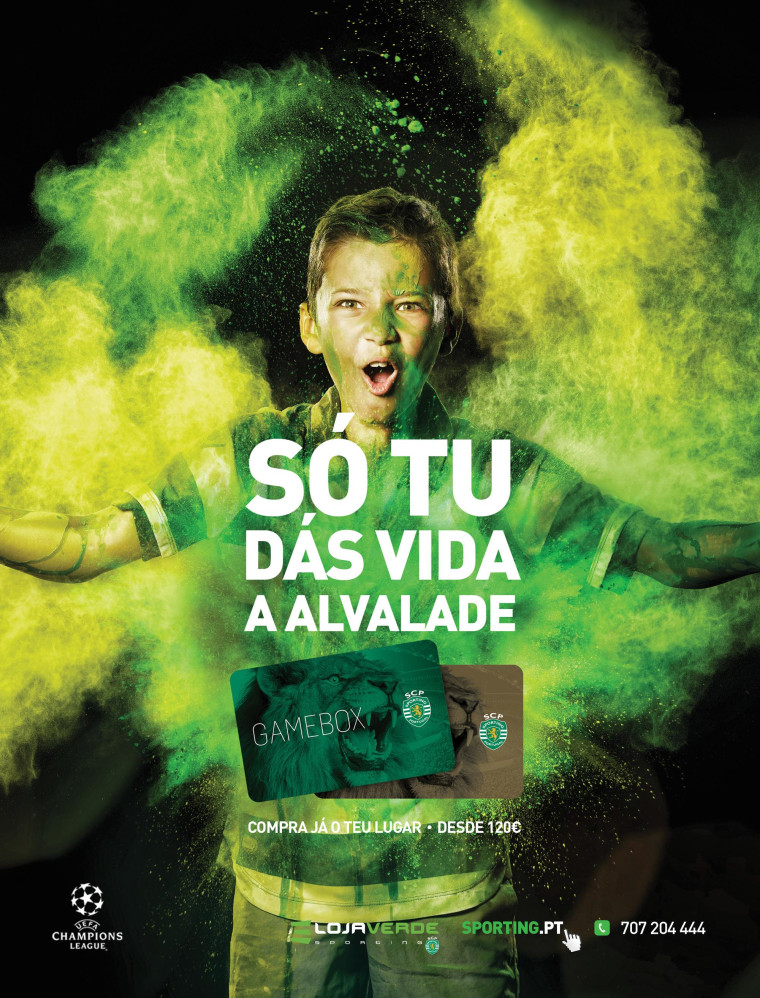 葡萄牙里斯本競技隊平面創意廣告“激情球迷”篇-上海廣告設計公司