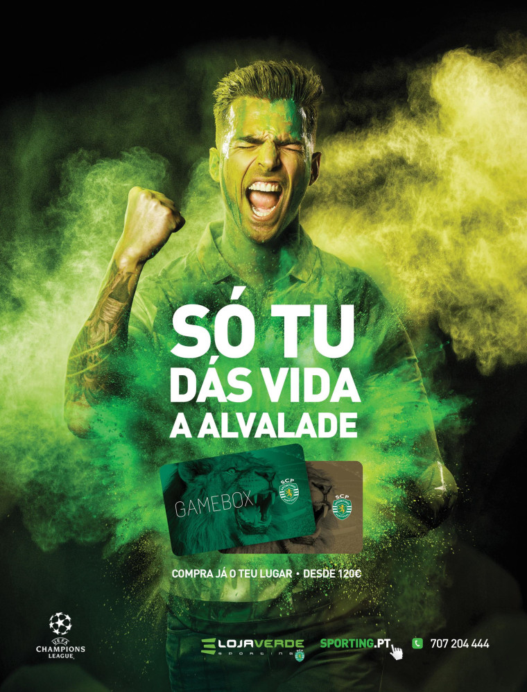 葡萄牙里斯本競技隊平面創意廣告“激情球迷”篇-上海廣告設計公司