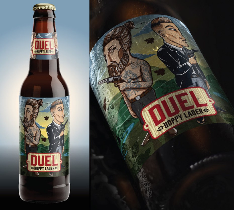 說明性啤酒標簽設計-上海包裝設計公司