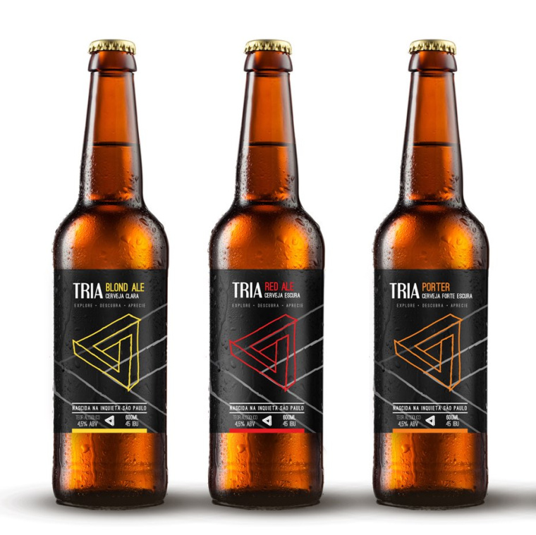 啤酒圖形標簽設計-上海包裝設計公司