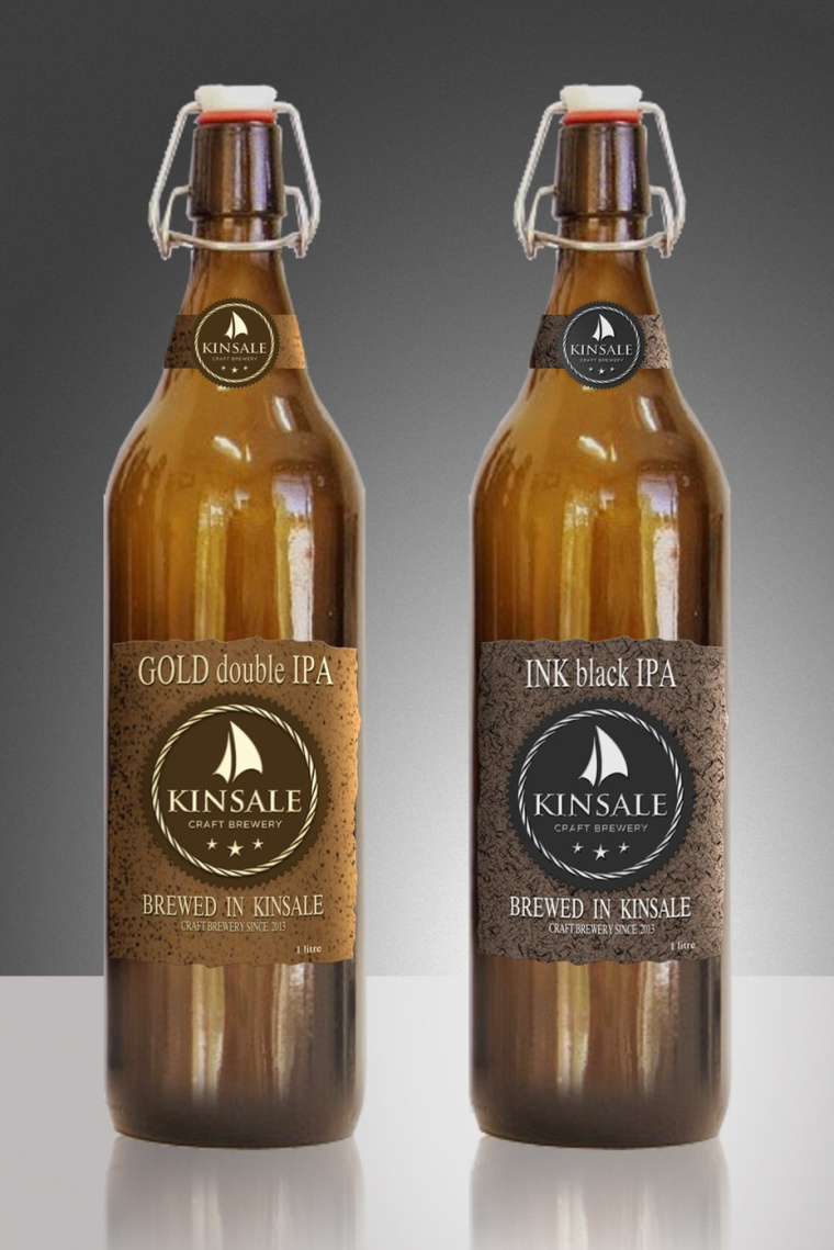 啤酒極簡主義標簽設計-上海包裝設計公司