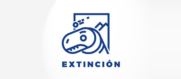 小行星滅絕恐龍標志設計-上海標志設計公司