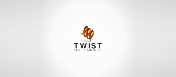 扭曲娛樂螺旋標志設計-上海標志設計公司