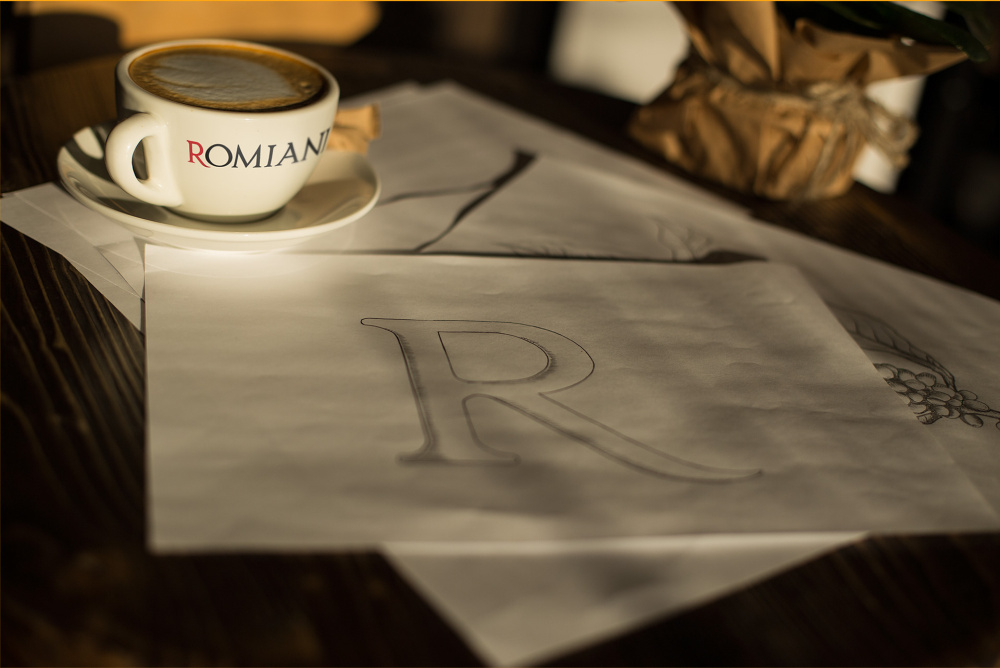 Romiani 速溶咖啡品牌形象設計-logo設計與網站設計-上海品牌設計公司