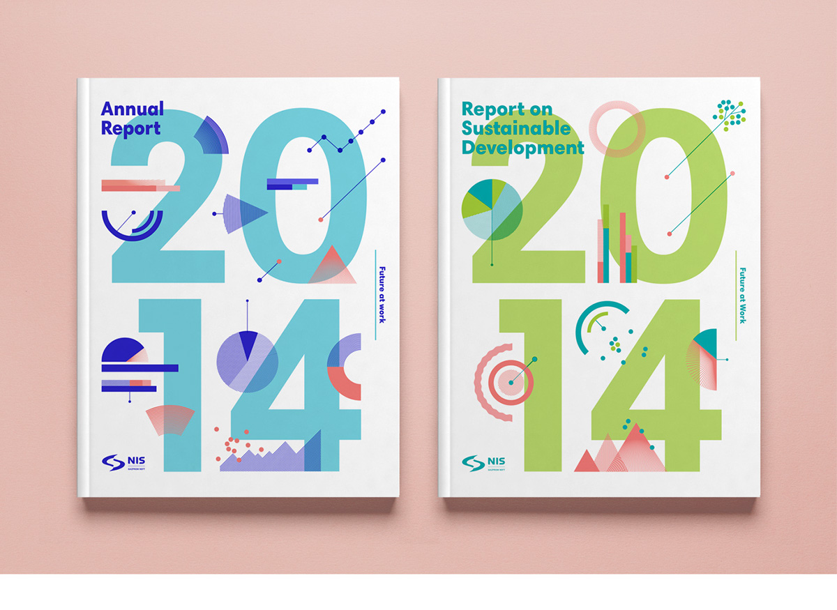 NIS企業(yè)年度報告畫冊設(shè)計-完美的信息圖表設(shè)計與配色設(shè)計-上海畫冊設(shè)計公司