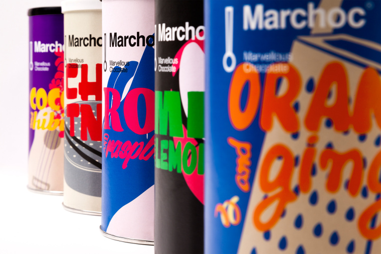 Marchoc 系列風味灌裝巧克力飲料沖劑包裝設計-上海包裝設計公司