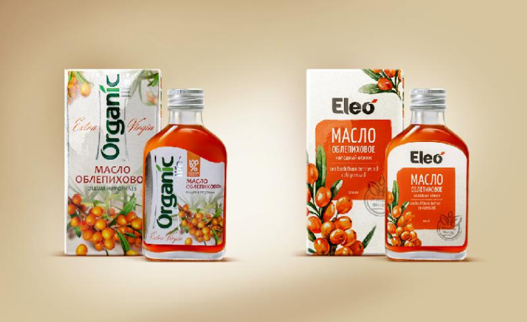 上海包裝設(shè)計(jì)公司尚略分享：Eleo 瓶裝植物油食用油包裝設(shè)計(jì)植物插畫(huà)版