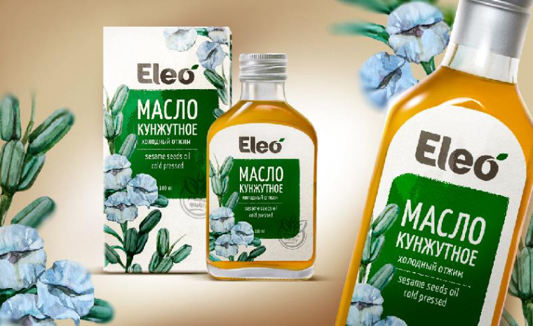 上海包裝設(shè)計(jì)公司尚略分享：Eleo 瓶裝植物油食用油包裝設(shè)計(jì)植物插畫(huà)版