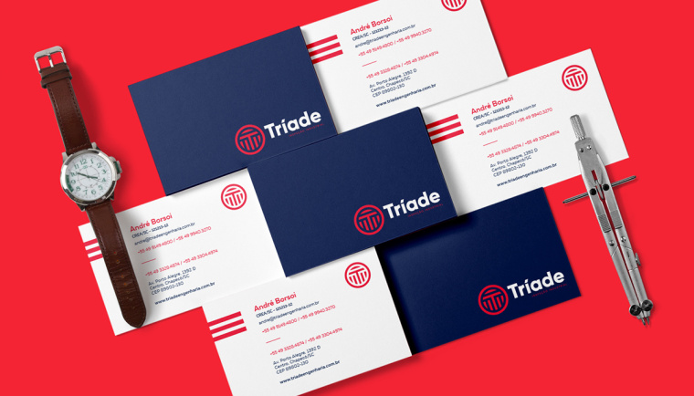 Tríade 工業品檢測企業logo設計品牌VI形象設計-上海品牌設計公司