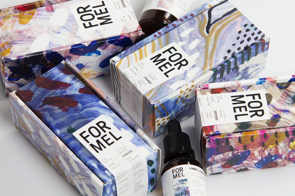 FORMEL 一種獨一無二的水彩彩繪風(fēng)格定制香水包裝設(shè)計-上海包裝設(shè)計公司