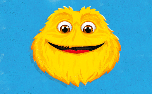 Honey Monster 早餐麥片新包裝圖形設計-蜜蜂怪物圖形