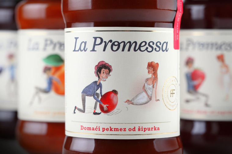 La Promessa 果醬包裝設計“王子公主插畫篇”-上海包裝設計公司欣賞