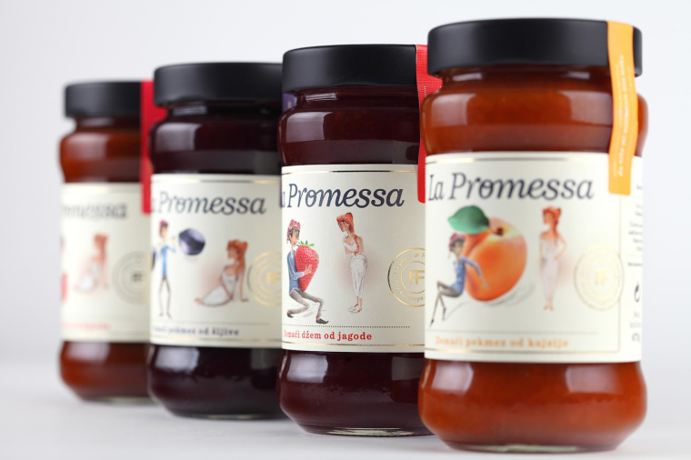 La Promessa 果醬包裝設計“王子公主插畫篇”-上海包裝設計公司欣賞