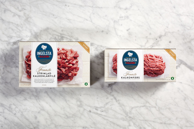 Ingelsta Kalkon 火雞肉及半成品深加工產品包裝設計-上海包裝設計公司