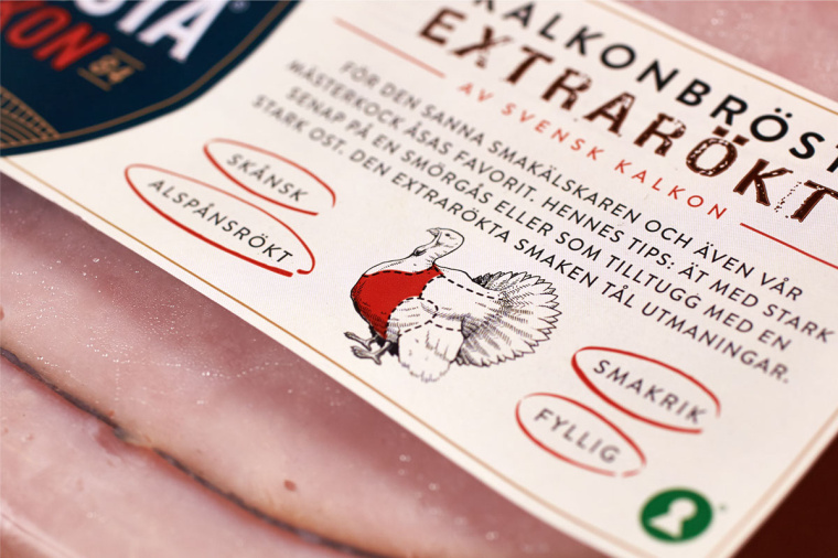 Ingelsta Kalkon 火雞肉及半成品深加工產品包裝設計-上海包裝設計公司
