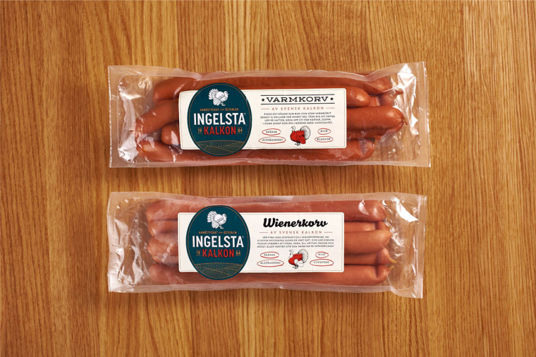 Ingelsta Kalkon 火雞肉及半成品深加工產品包裝設計-上海包裝設計公司