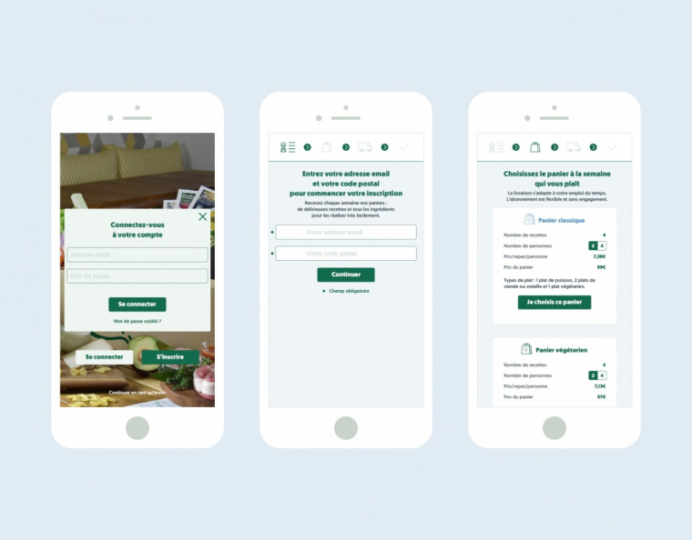 QUI TOQUE 外賣食材餐飲app界面設計-上海品牌設計公司