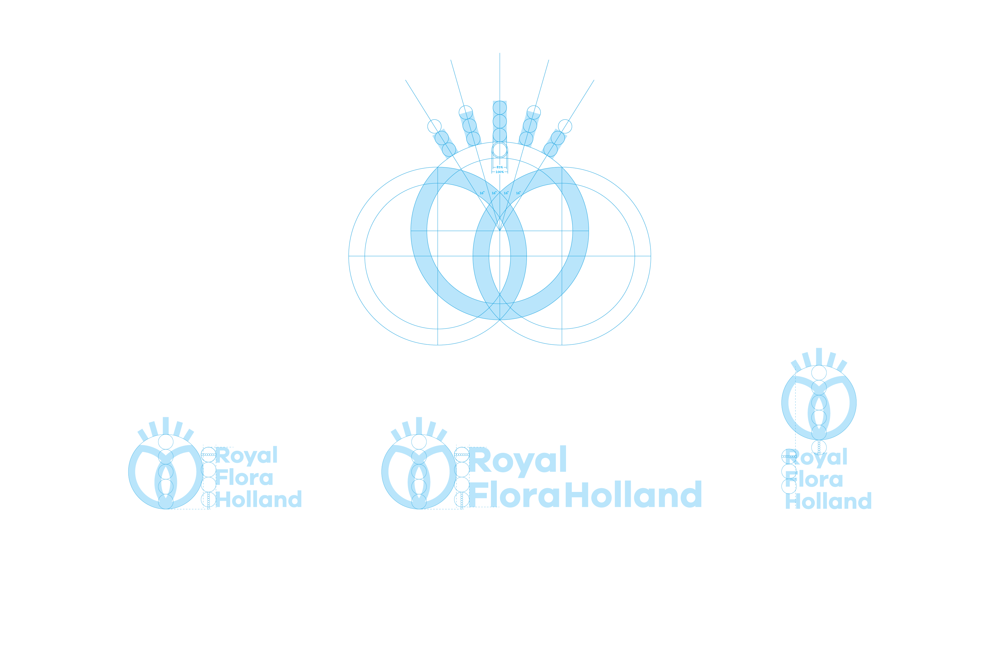 Royal Flora Holland 鮮花花卉種植合作社品牌logo設計-上海logo設計公司