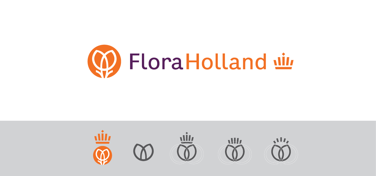 Royal Flora Holland 鮮花花卉種植合作社品牌logo設計-上海logo設計公司