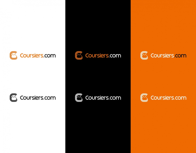 Coursiers快遞公司品牌形象設計-logo設計-上海品牌設計公司