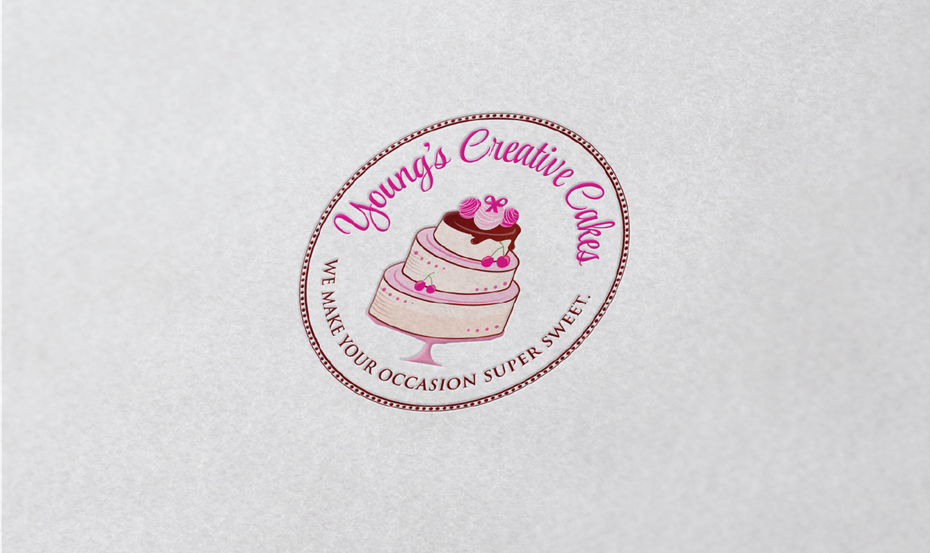 粉紅色的甜蜜糖果、食品或餐飲小吃logo設計-上海品牌logo設計公司