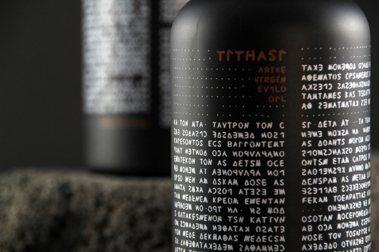 TITHASI特級初榨橄欖油經文版包裝設計-上海包裝設計公司