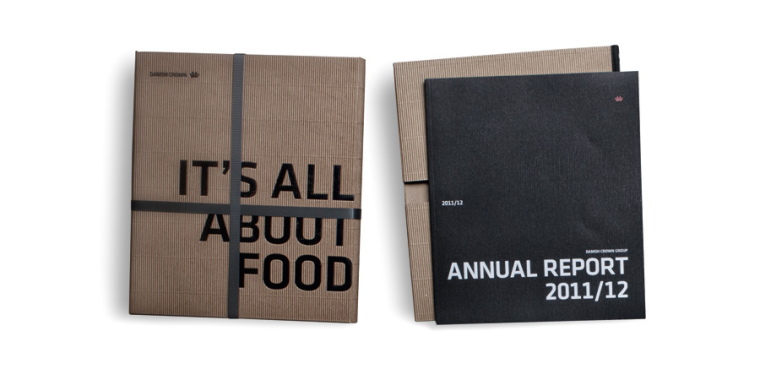 “125年食品史”丹麥皇室年度報告宣傳畫冊設計-上海畫冊設計公司分享