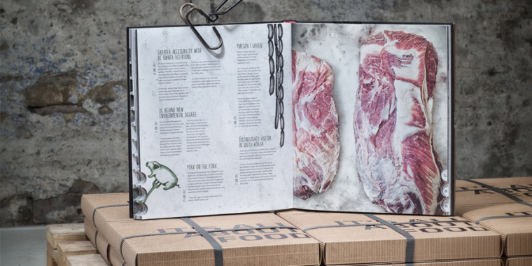 “125年食品史”丹麥皇室年度報告宣傳畫冊設計-上海畫冊設計公司分享