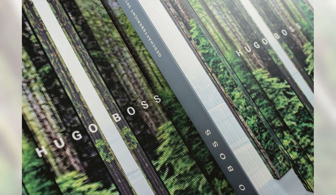 HUGO BOSS年度報告創意畫冊設計-上海畫冊設計公司-上海品牌設計公司