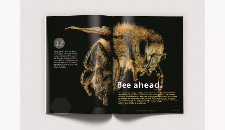 奧迪汽車“我們創造明天”年度報告畫冊設計-上海宣傳冊設計公司分享