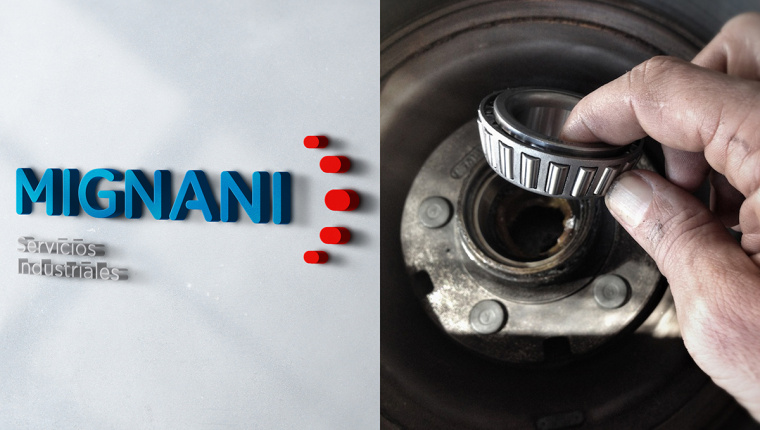 MIGNAN軸承品牌網站設計-上海工業品品牌形象設計logo設計VI設計公司