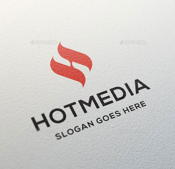 上海logo設計公司分享：40個創意純英文字母文字logo設計-H字母logo