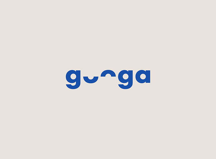 上海logo設計公司分享：40個創意純英文字母文字logo設計-Googa文字logo