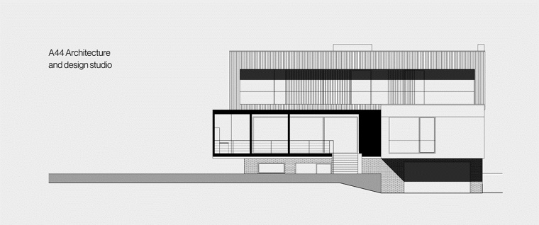 A44 建筑與室內設計公司品牌視覺識別形象設計logo設計-上海品牌設計公司