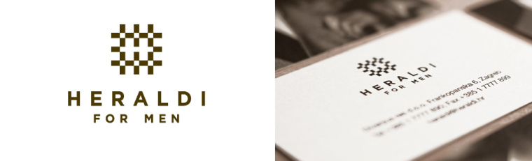 Heraldi 男士時(shí)裝店服飾logo設(shè)計(jì)品牌vi形象設(shè)計(jì)