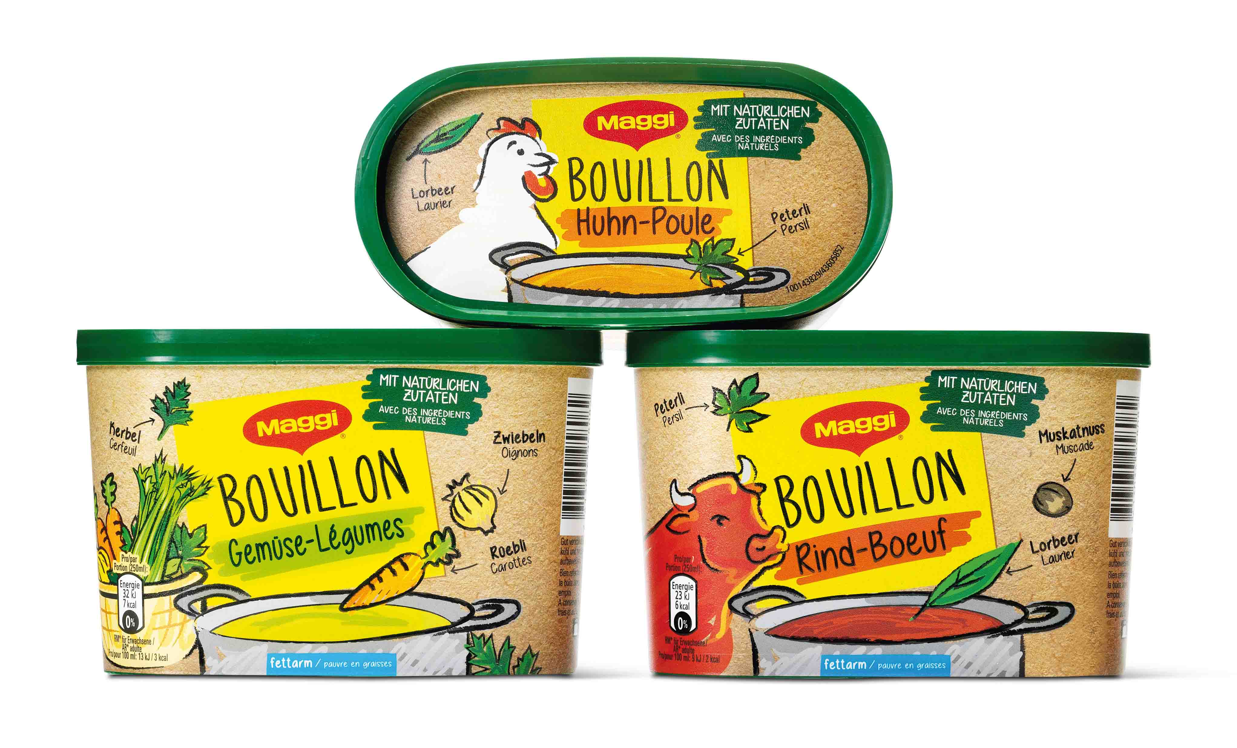 美極自然雞湯牛肉湯包裝設計-上海調味品包裝設計公司