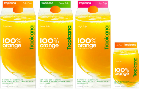 Tropicana 飲料這個新logo，估計造成了3000萬美元的銷售損失-上海品牌logo設計公司