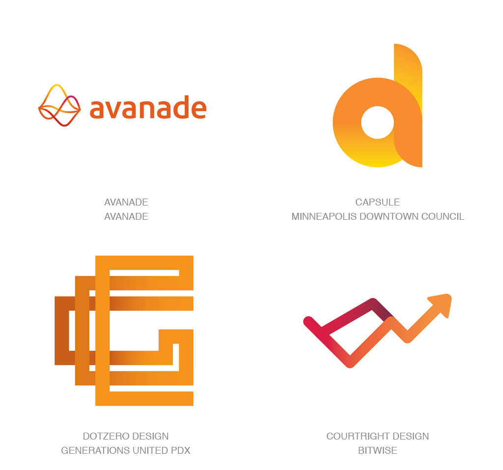 漸變色logo-2017年LOGO設計趨勢報告完整版-上海LOGO設計公司