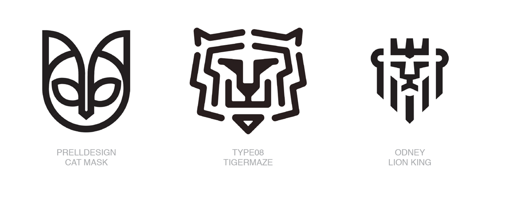 粗線線條logo-2017年LOGO設計趨勢報告完整版-上海LOGO設計公司