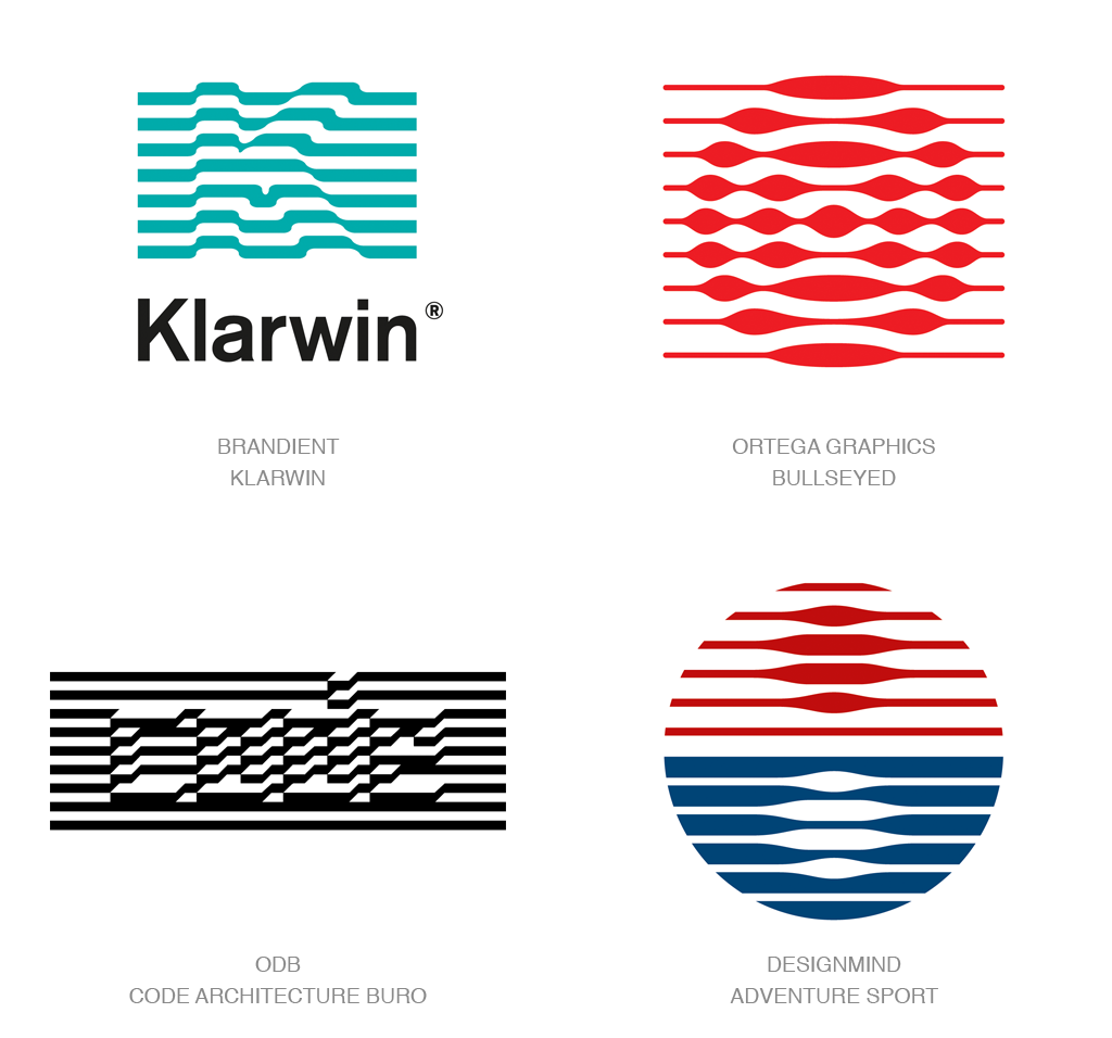 條紋包裹logo-2017年LOGO設計趨勢報告完整版-上海LOGO設計公司