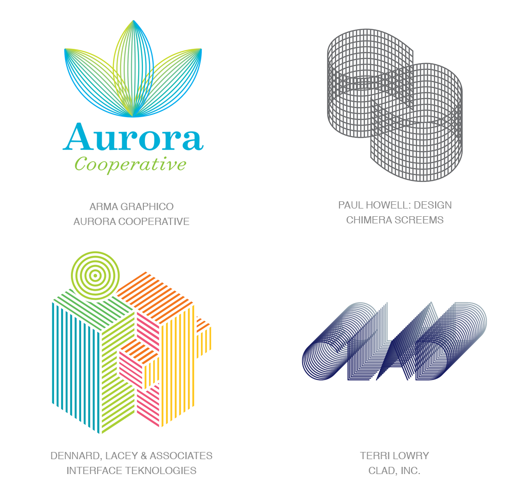 細線編織logo-2017年LOGO設計趨勢報告完整版-上海LOGO設計公司