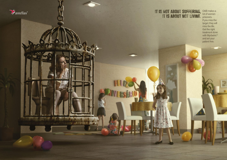 治療尿頻尿急尿失禁平面創(chuàng)意廣告設(shè)計幼兒園篇-上海醫(yī)療廣告策劃設(shè)計公司