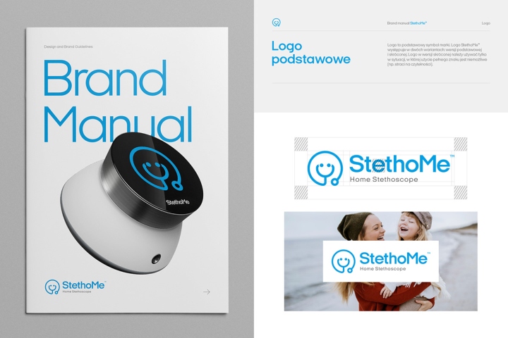 StethoMe兒童日常健康監測精密醫療設備品牌形象策劃設計-vi設計